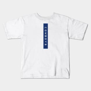 Cowboys Dallas DYMO label tape Kids T-Shirt